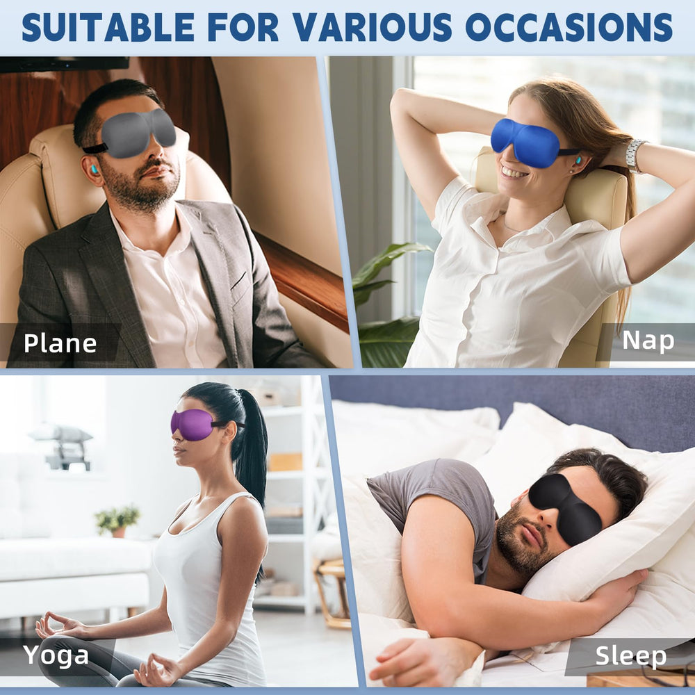 VEKDA included earplugs and storage bag add convenient sleep accessories