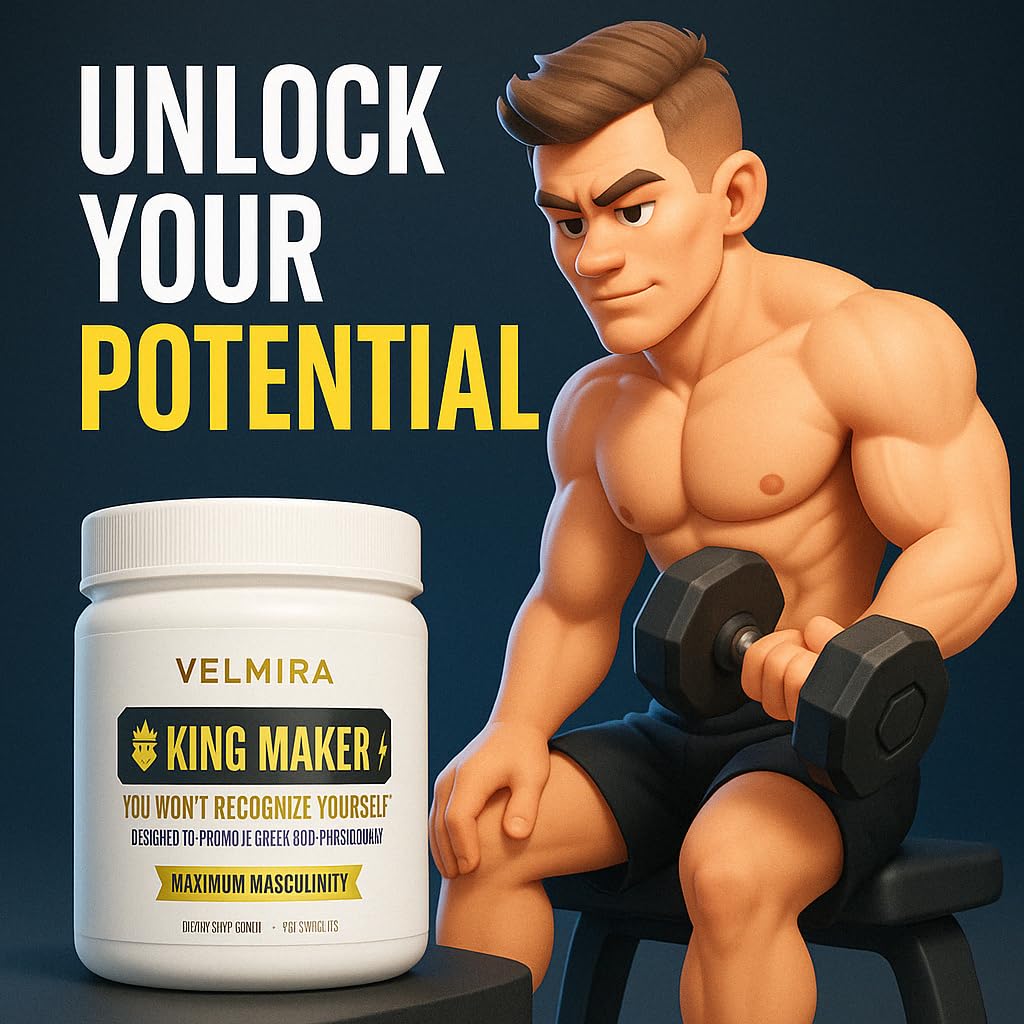 Velmira King Maker shown in gym training for stamina and workout support.