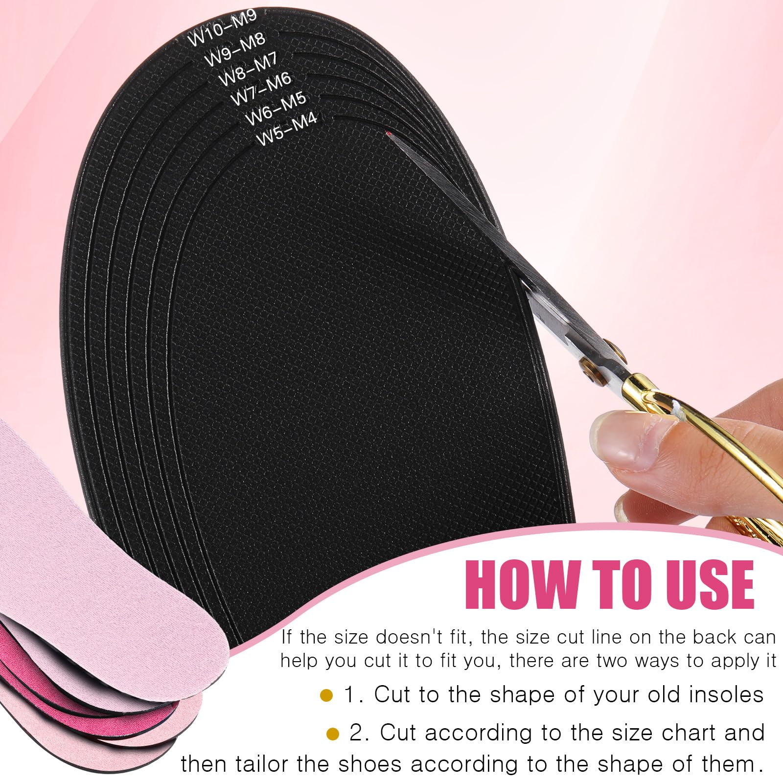 Velmitten Pink Series non-slip back maintains liner position during daily wear.