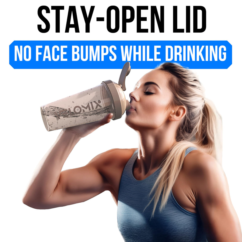 Durable Velomix bottles withstand daily gym or office use.