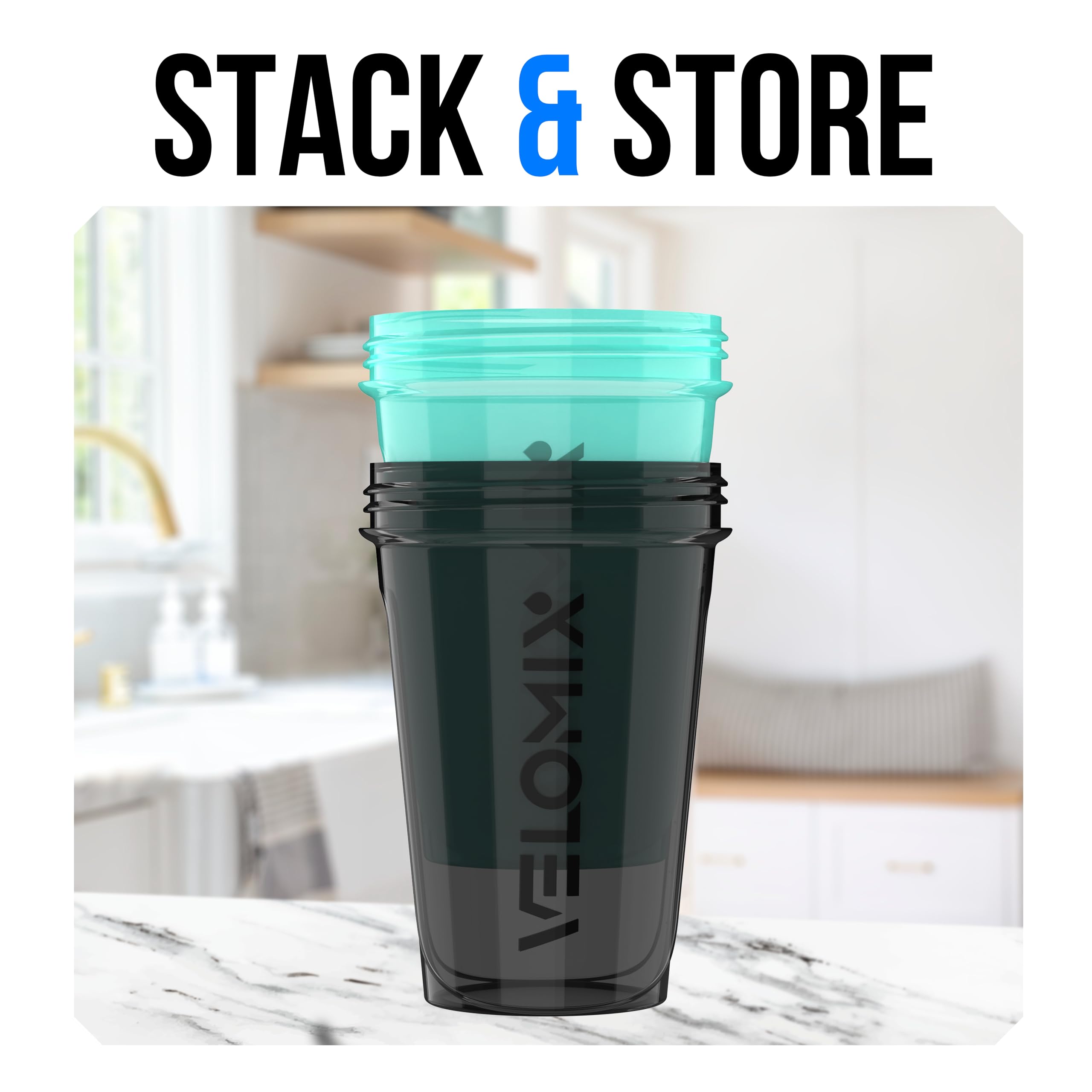 Easy-to-clean design saves time between workouts.