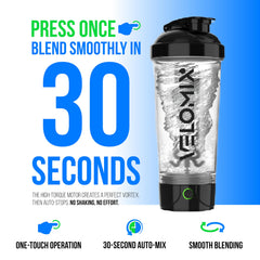 VELOMIX electric shaker blending smoothly for lump-free shakes