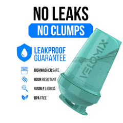 Leak-proof cap keeps drinks secure during workouts and commutes.