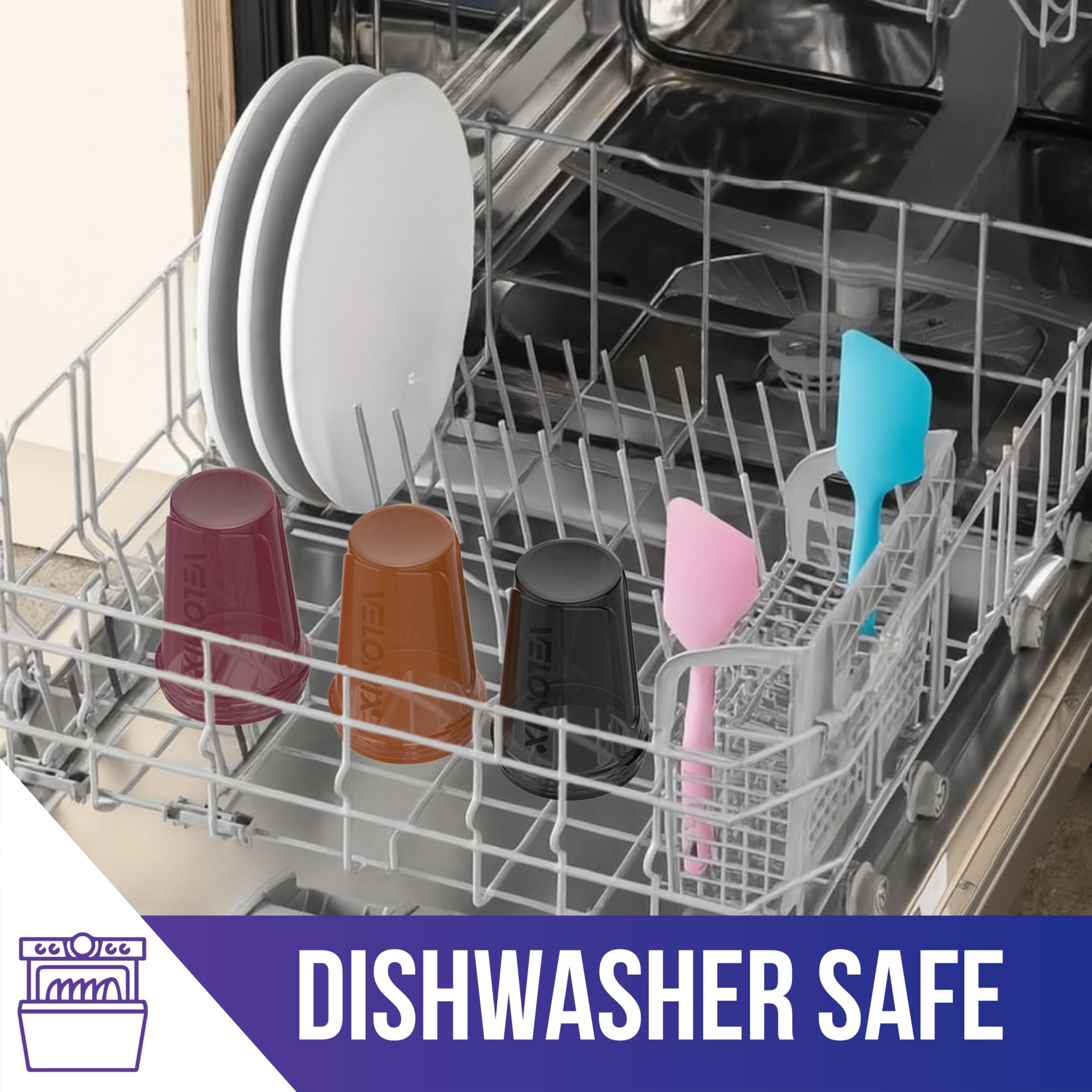 Velomix removable stainless steel whisk ball for smooth mixes