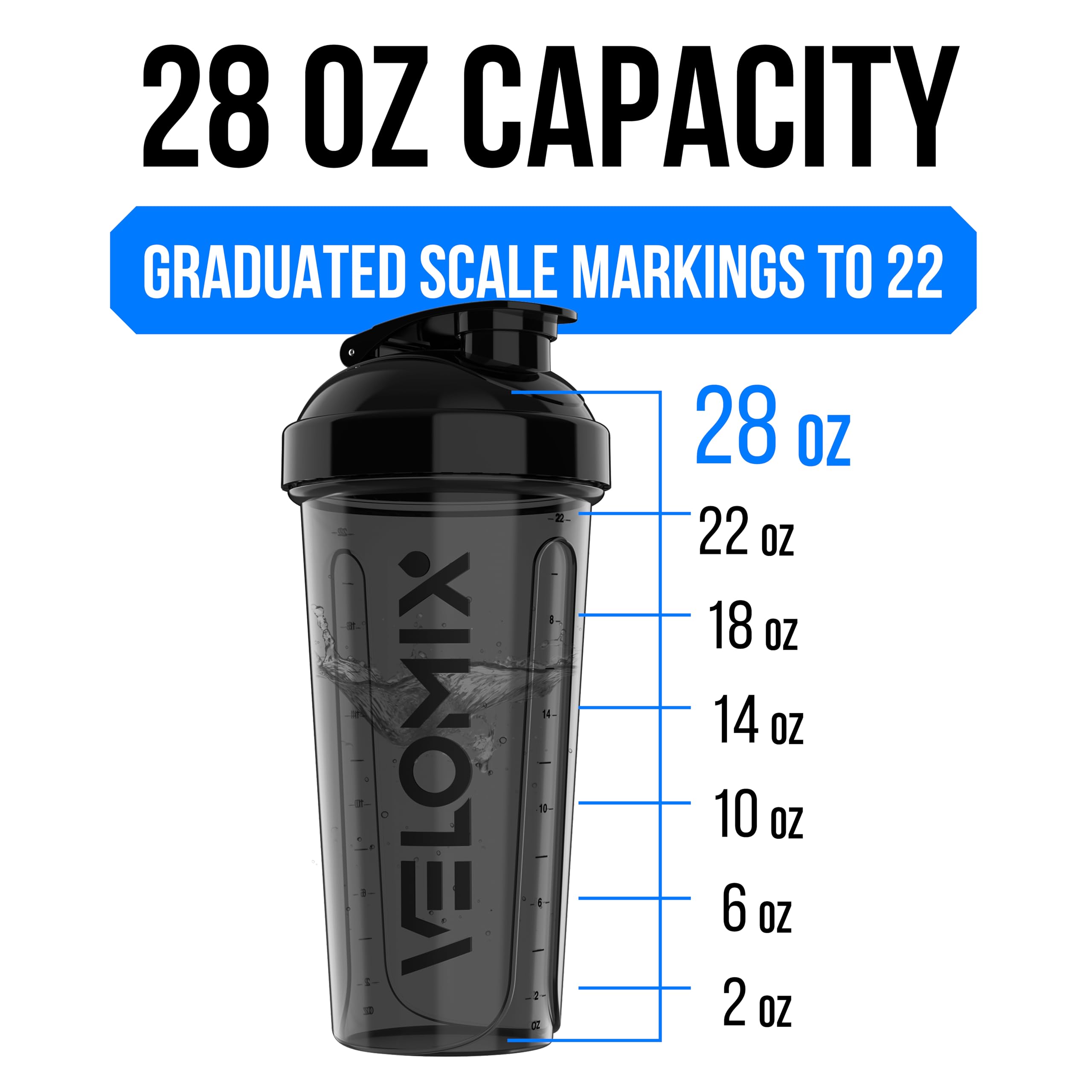 Velomix shaker cups travel-friendly design for on-the-go hydration and mixing.