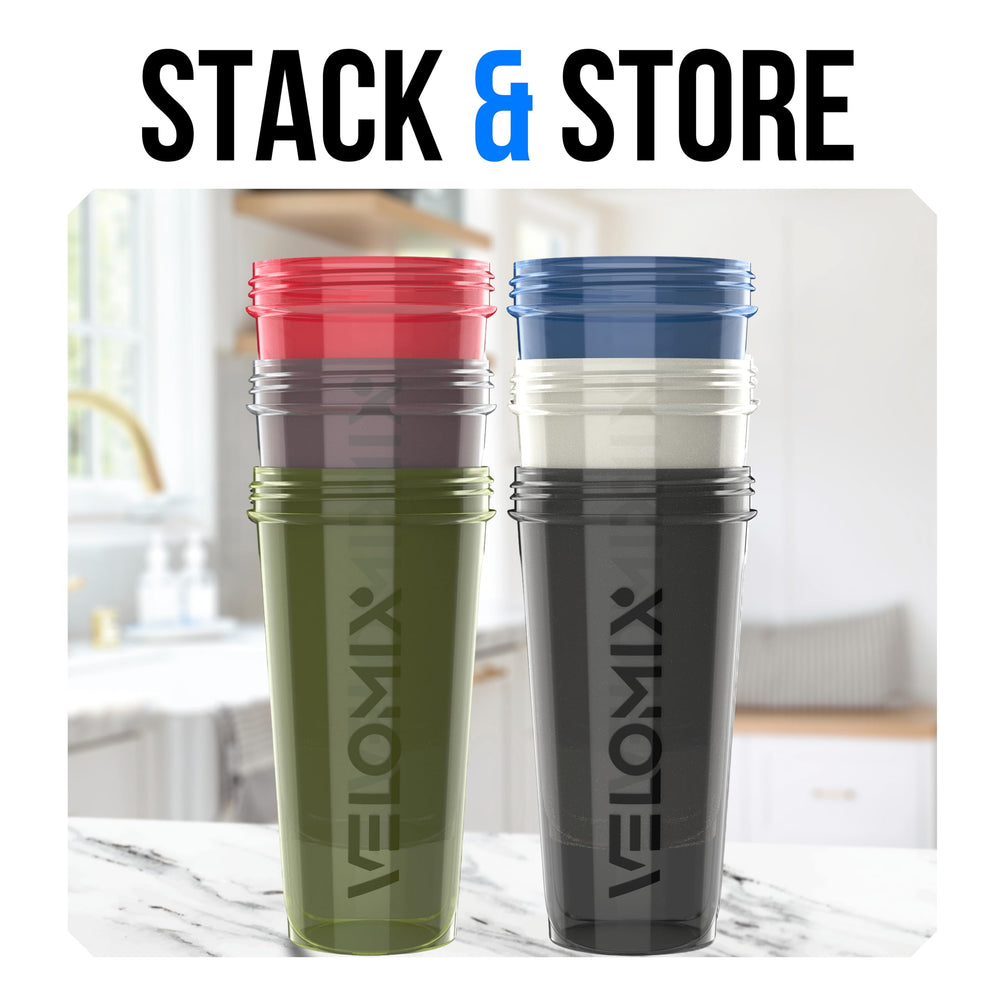 VELOMIX Stealth Edition 28oz shaker durable design for daily use.