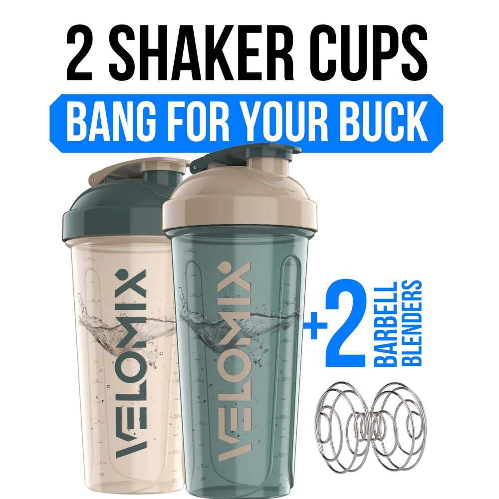 VELOMIX wire whisk inside shaker ensures smooth shakes with minimal lumps.