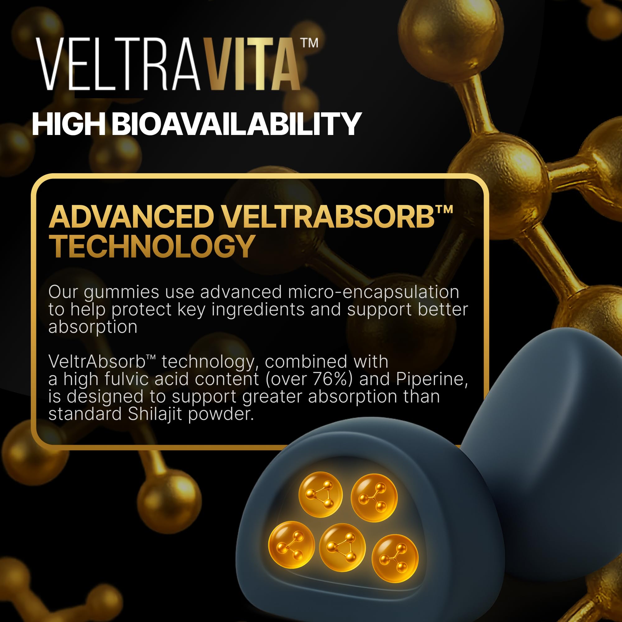 Graphic of VeltrAbsorb delivery system suggesting higher nutrient uptake.