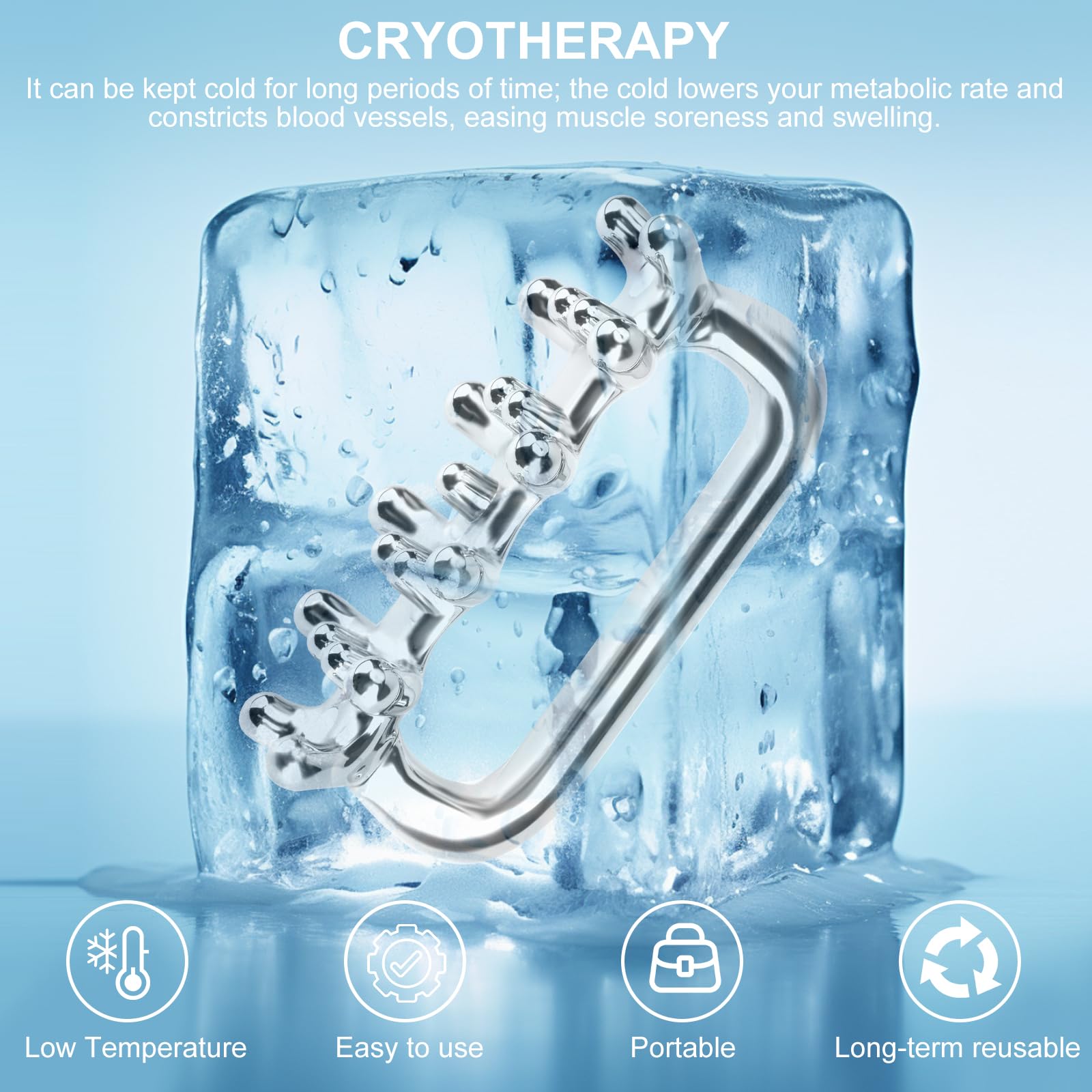 Vemoky fascia massage tool suitable for neck, back, legs and more.
