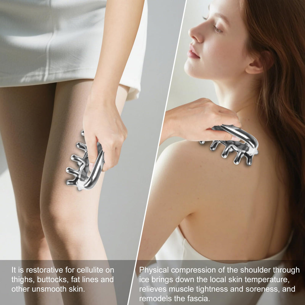 Vemoky fascia massage tool ergonomic grip for comfortable full-body use.