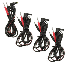 VeniCare cables de 4 unidades para unidad de estimulación eléctrica transcutánea: conexión segura.