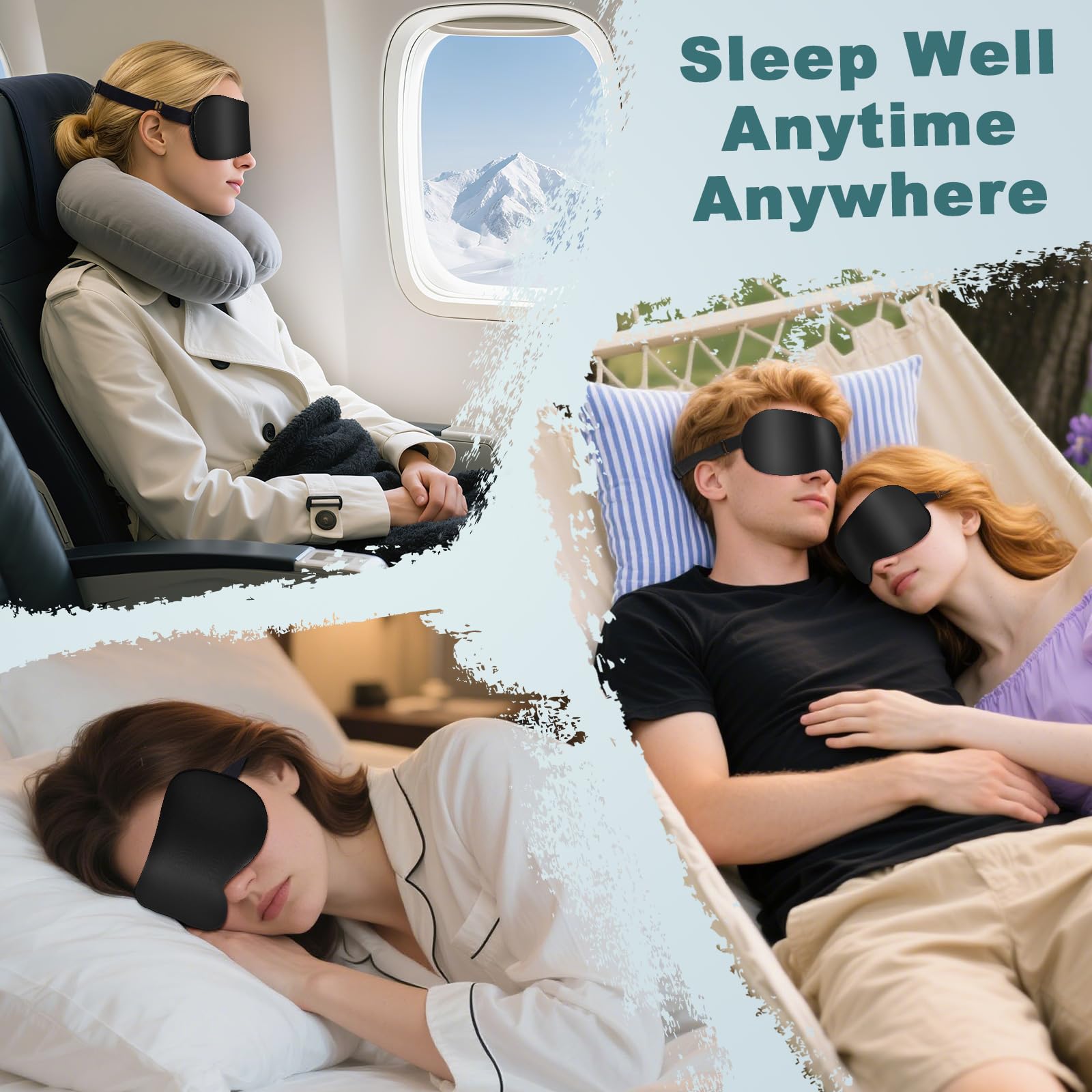 VENMATE breathable silk eye mask suitable for meditation and mindful relaxation