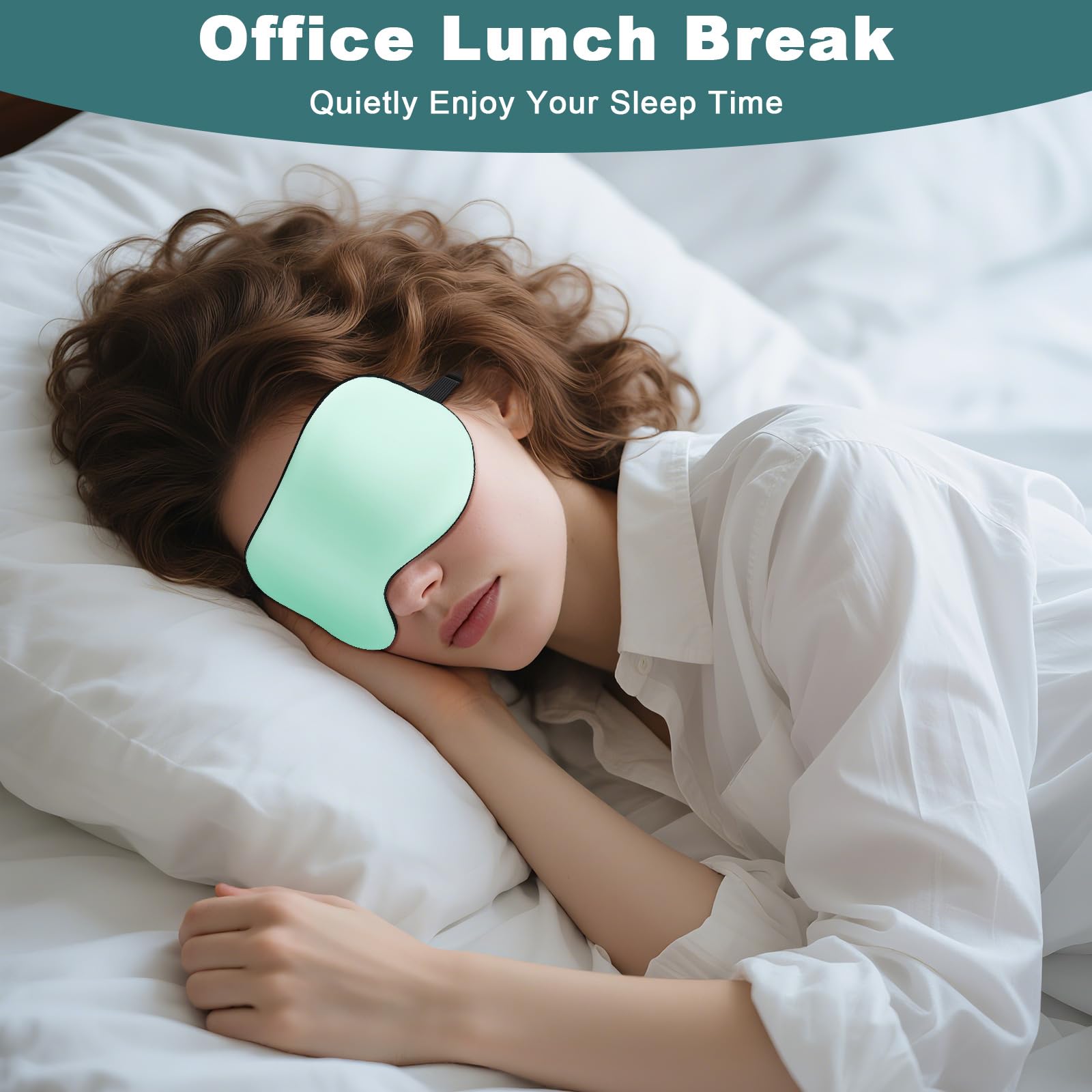 VENMATE sleep mask for women, men, and kids during flights or bedtime.