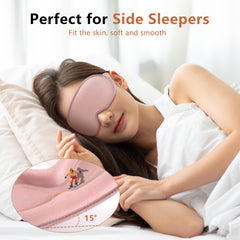 VENMATE sleep mask features a 22mm nose bridge for better light blocking.