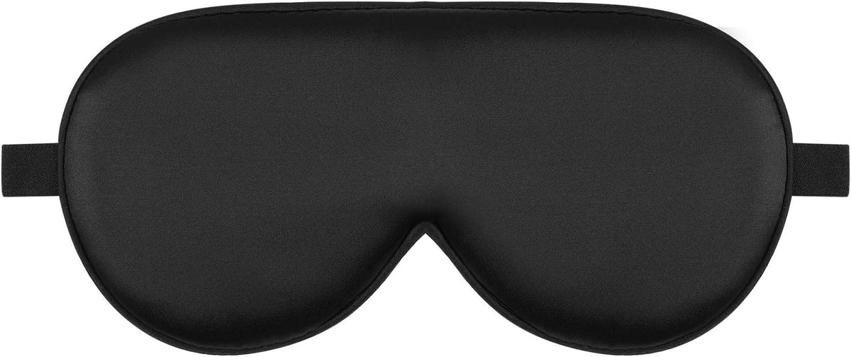 VENMATE real silk sleep mask close-up showcasing breathable Mulberry silk comfort
