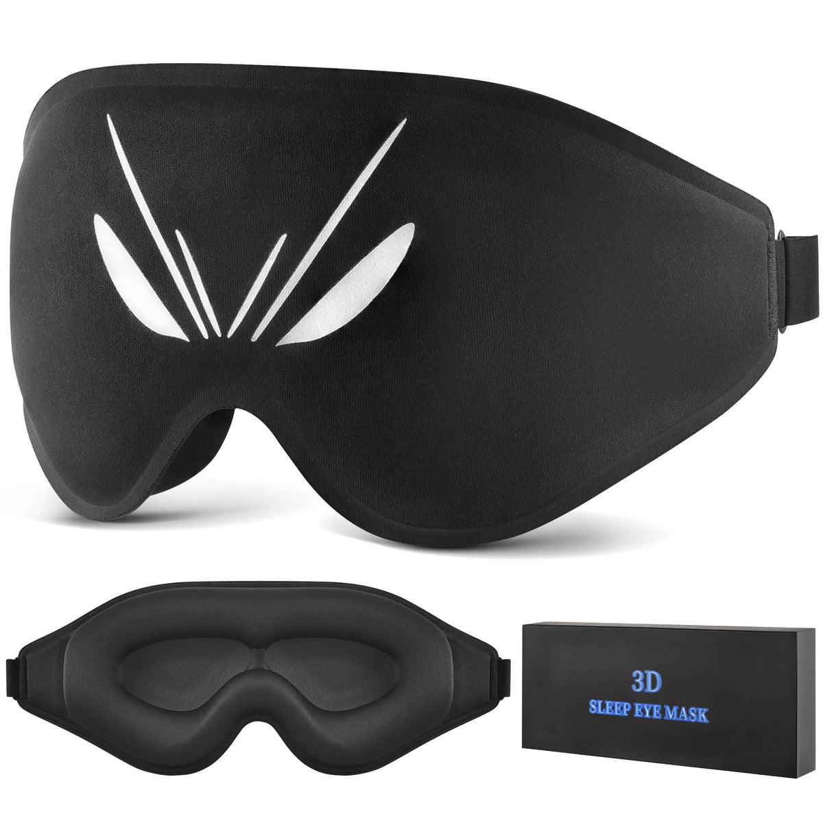 VENMATE sleep mask for side sleepers with full light blocking and comfort.