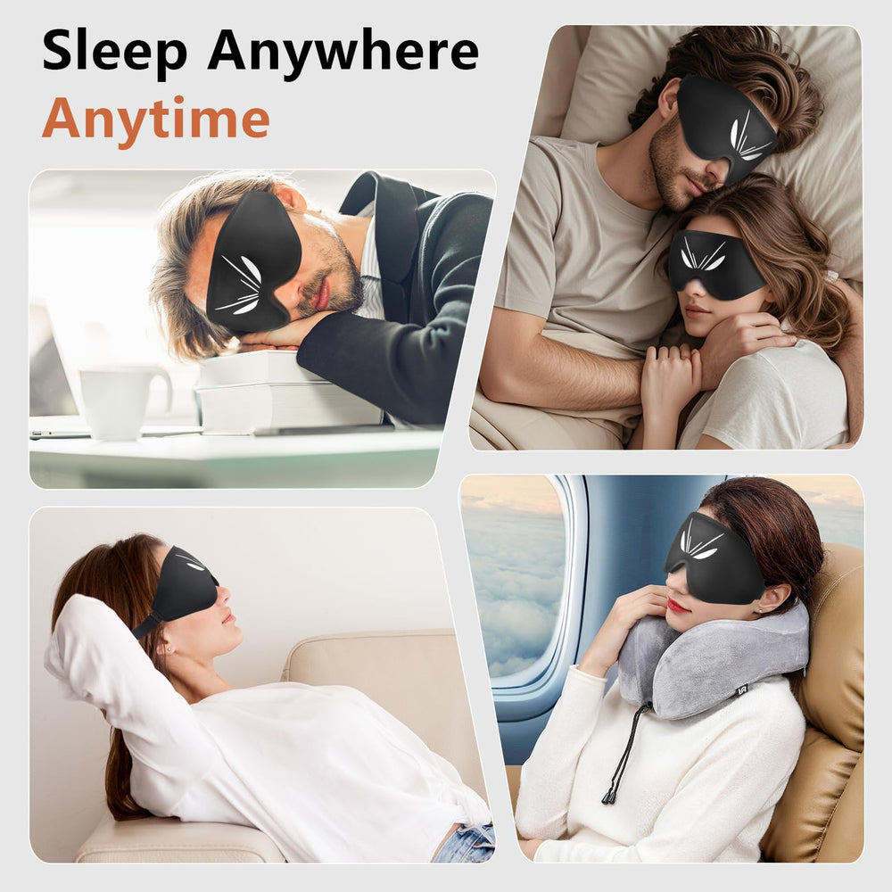 VENMATE travel-ready sleep mask ideal for naps and red-eye flights.