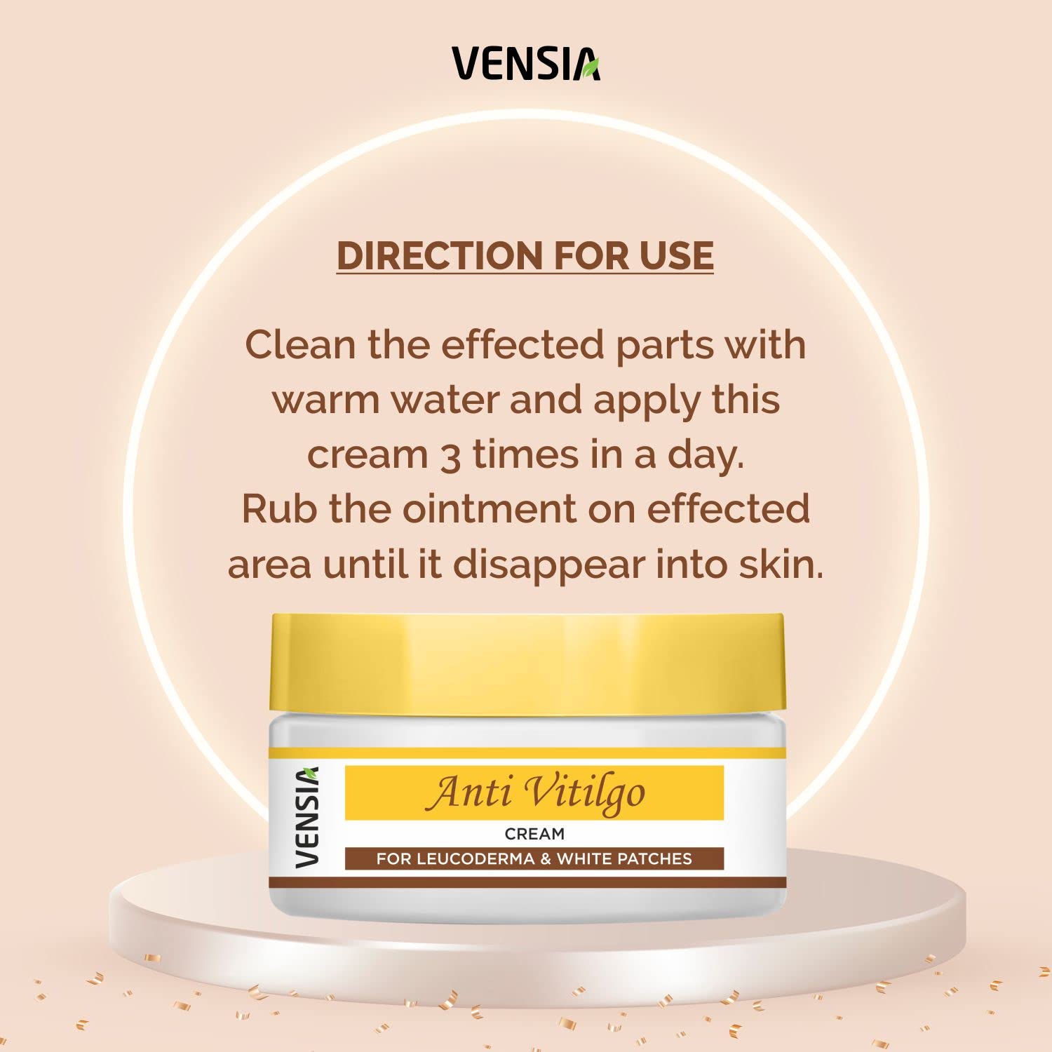 VENSIA packaging suggests suitability for all ages and family use.