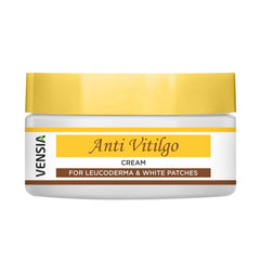 VENSIA Anti Vitiligo Cream tube 50g ready for patch support.