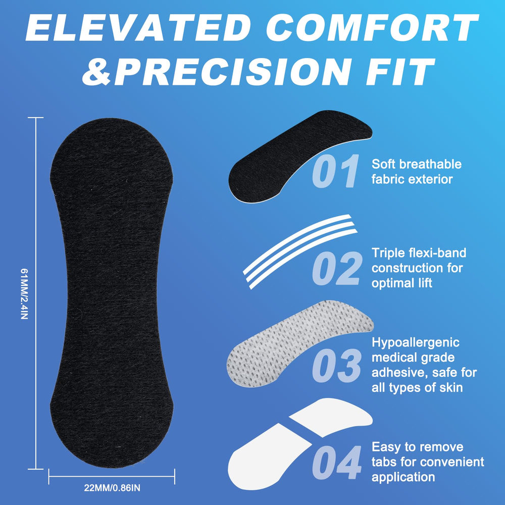 Ventro Vykor nasal strips during running for steady breathing.