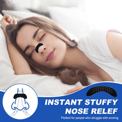 Ventro Vykor nasal strips worn during sleep for deeper rest.