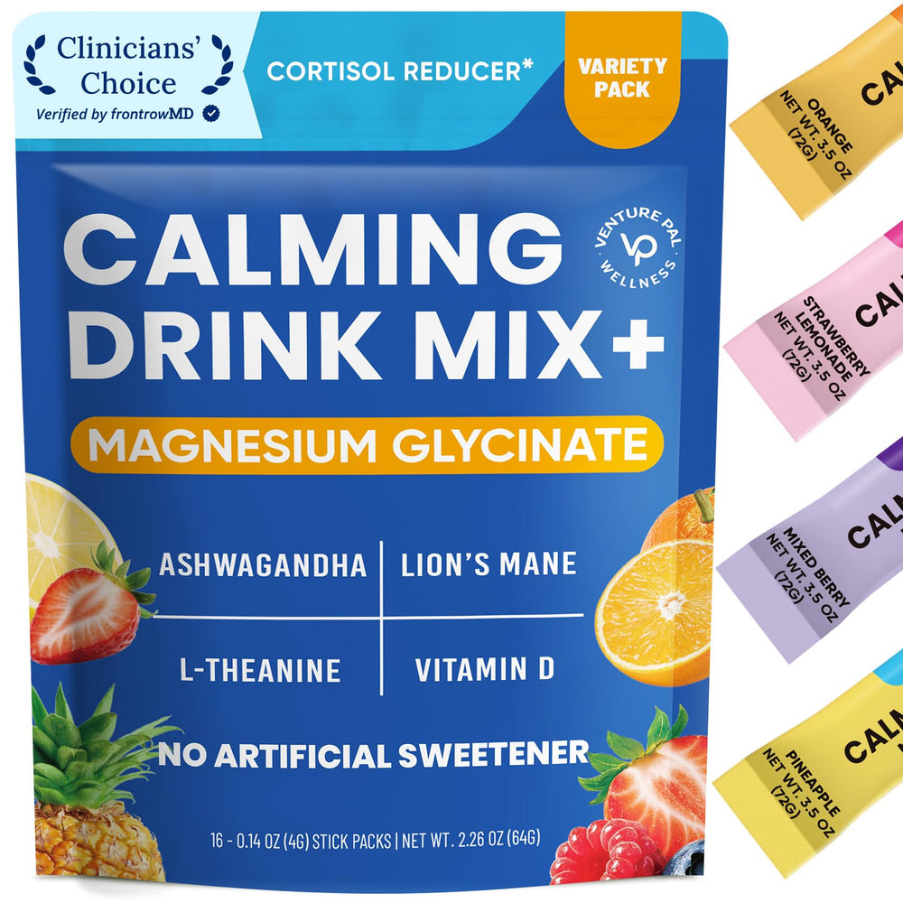 Venture Pal Calm Drink Mix bottle for on-the-go relaxation support
