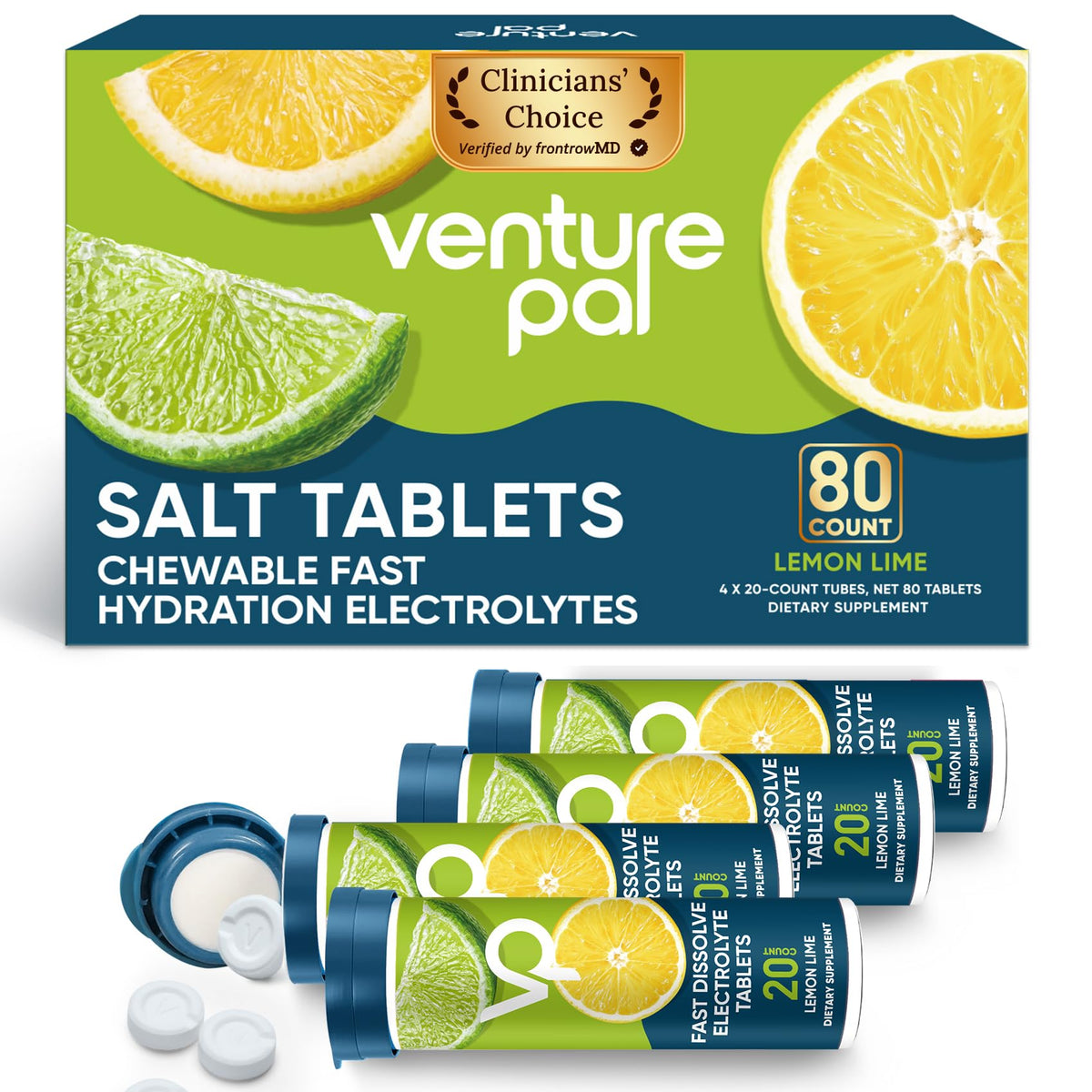 Venture Pal electrolyte chewables quickly melt for rapid hydration on the go