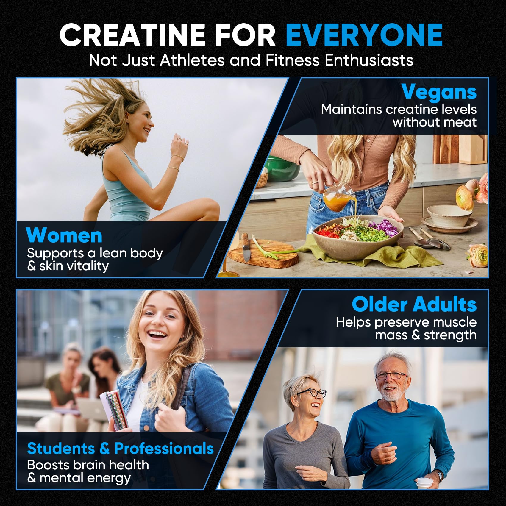 Venture Pal creatine powder being mixed in shake for easy daily use