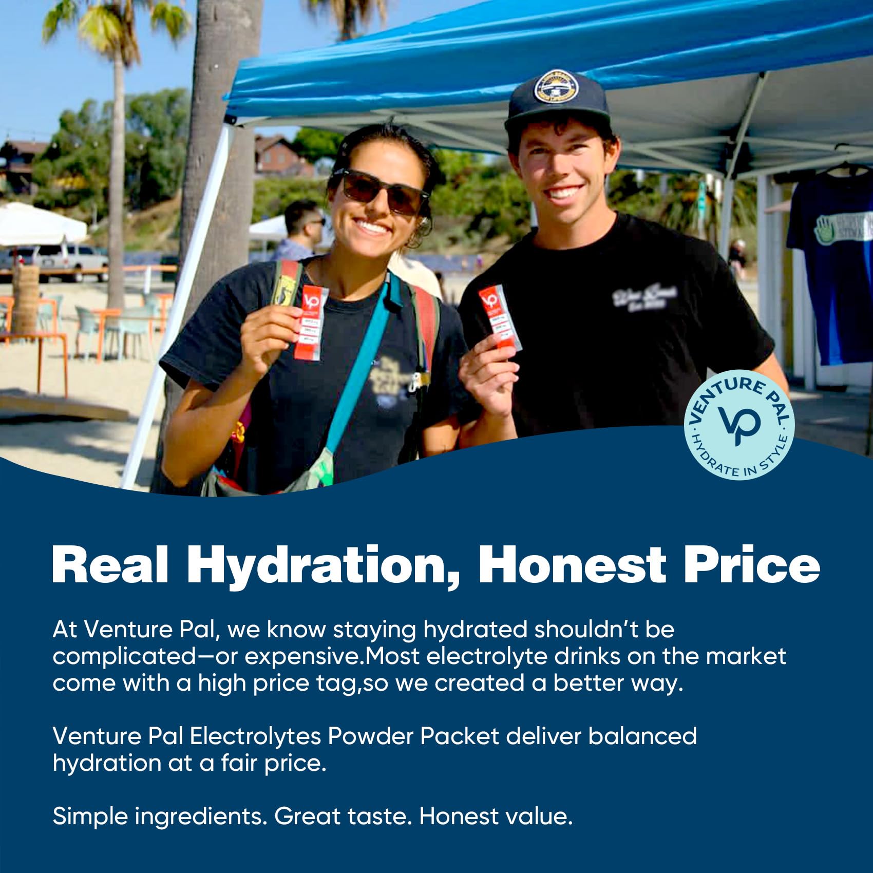 Venture Pal FrontRowMD verified label on pack