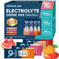 Venture Pal High Sodium Electrolyte Powder Packets — Sugar Free, Zero Calories, On-the-Go Hydration