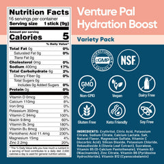 Venture Pal hydration boosts dissolving in water for fast, refreshing hydration
