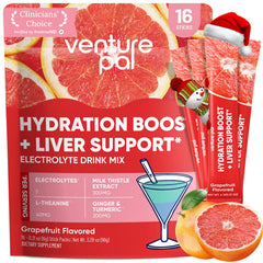 Venture Pal Hydration Packets box front for convenient on-the-go hydration.