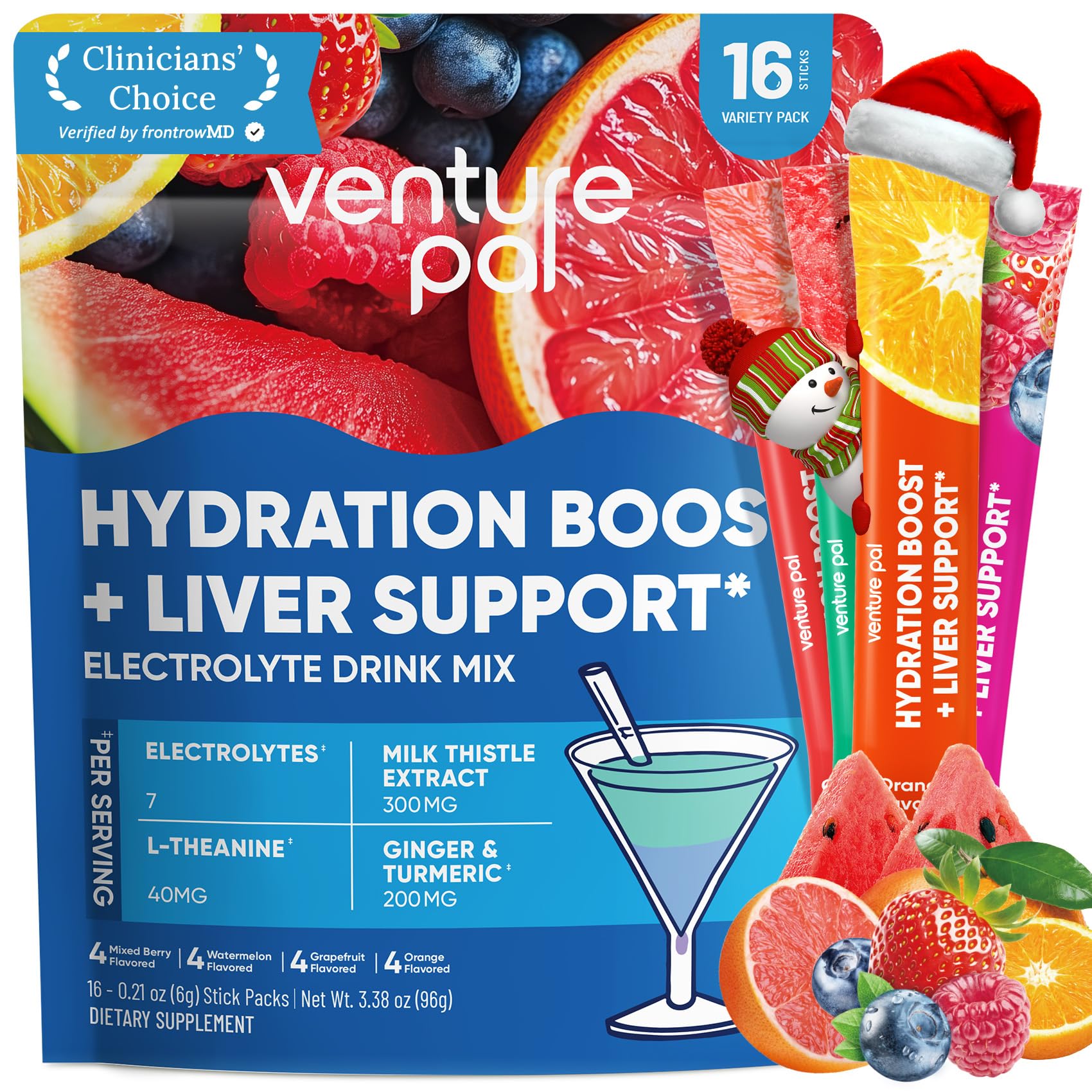 Venture Pal hydration packets box for on-the-go daily wellness