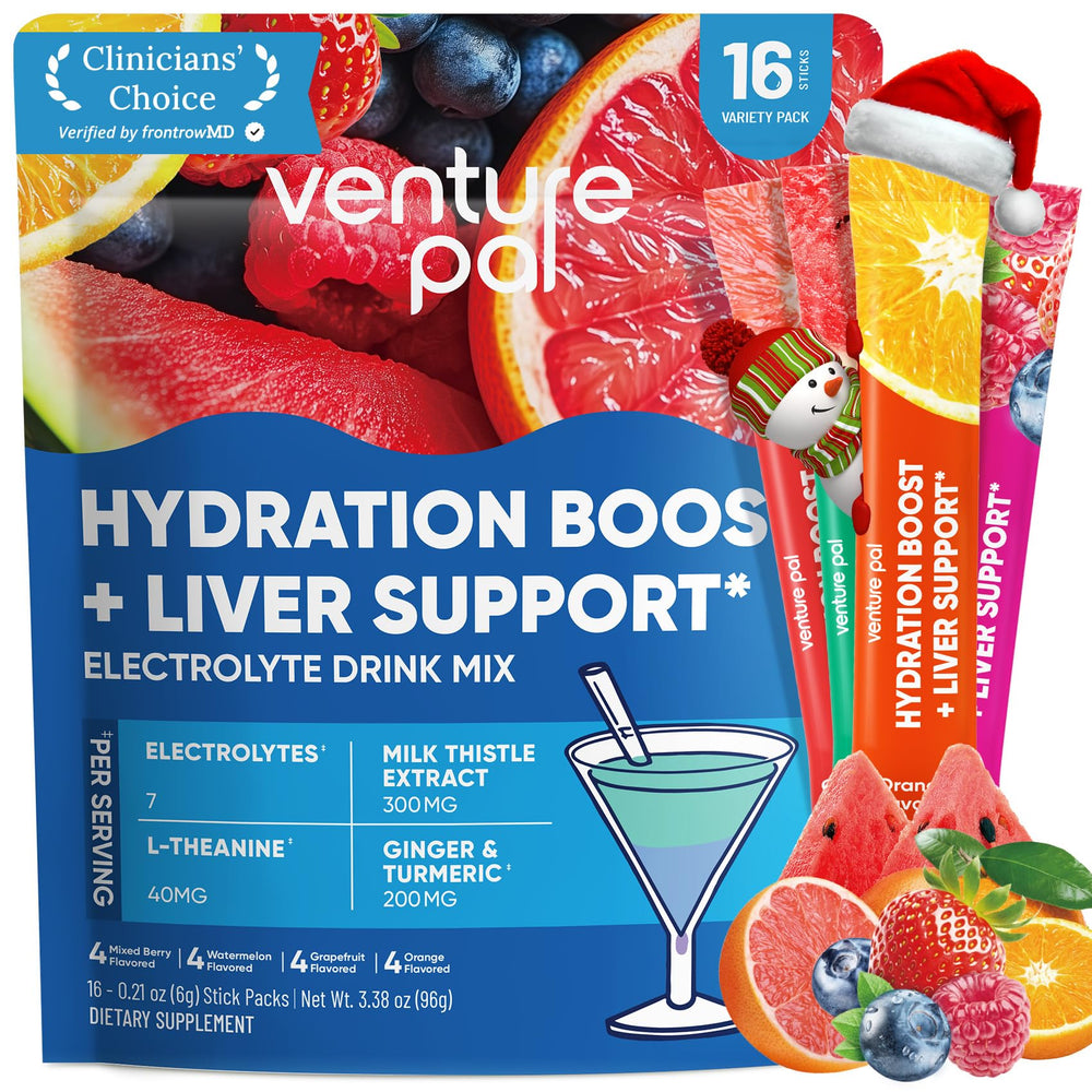 Venture Pal hydration packets box for on-the-go daily wellness
