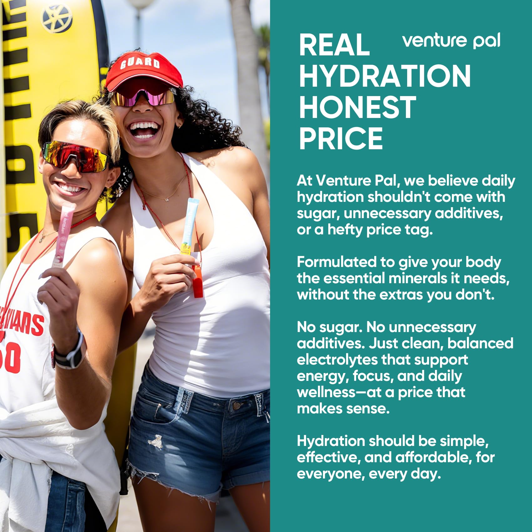 Venture Pal keto-friendly electrolyte packet supports low-carb hydration
