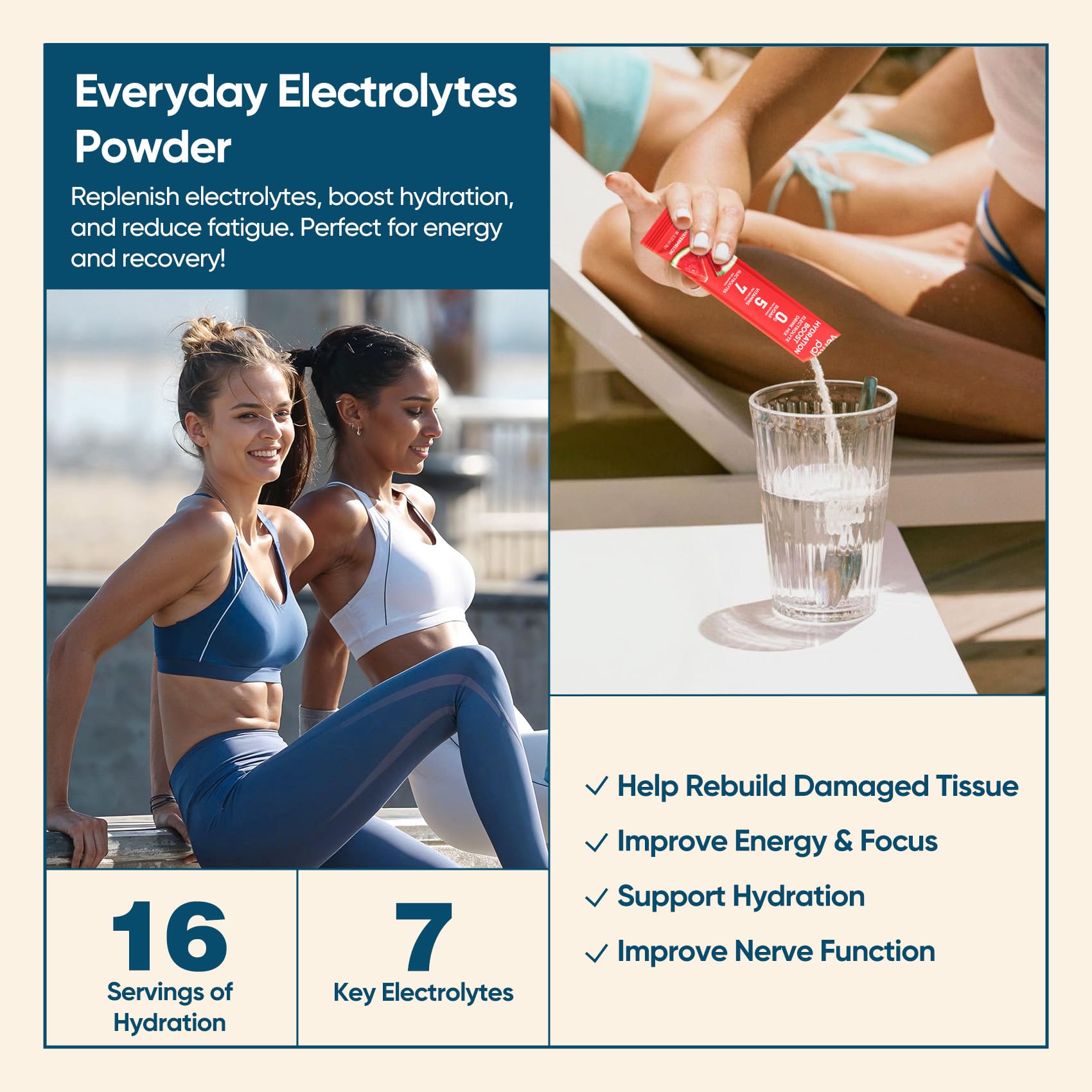 Venture Pal keto-friendly vegan hydration packets for everyday wellness.