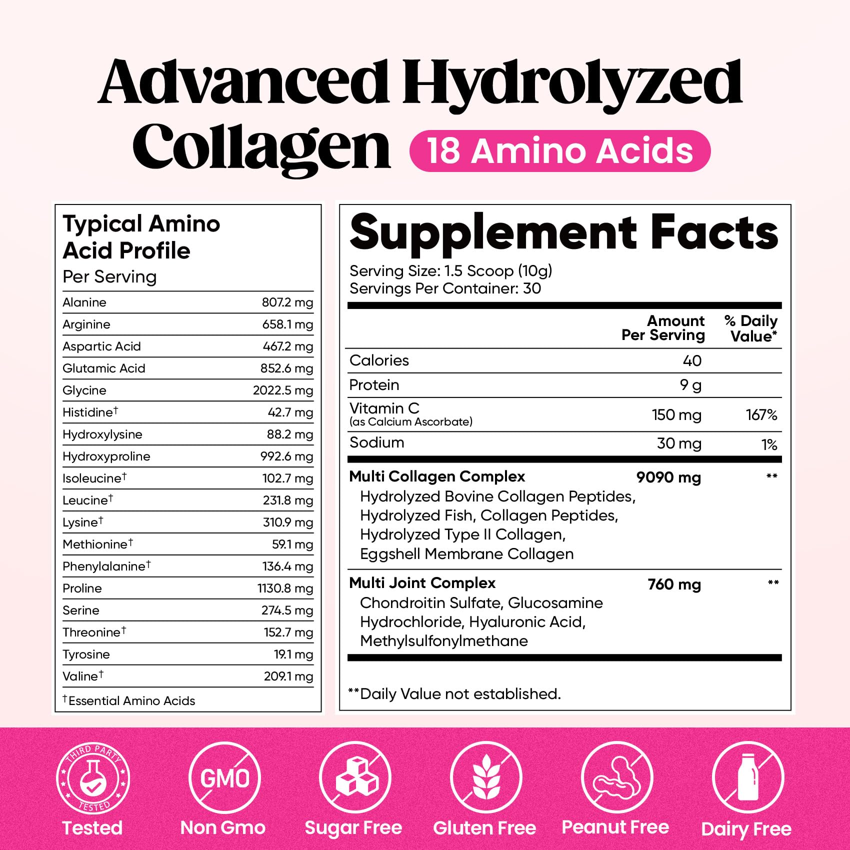 Venture Pal label close-up with non-GMO and NSF-certified details.