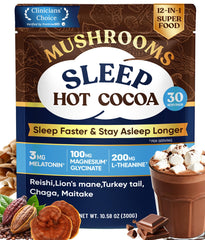 Venture Pal Mushroom Cocoa box front displaying branding and sleep-support blend.