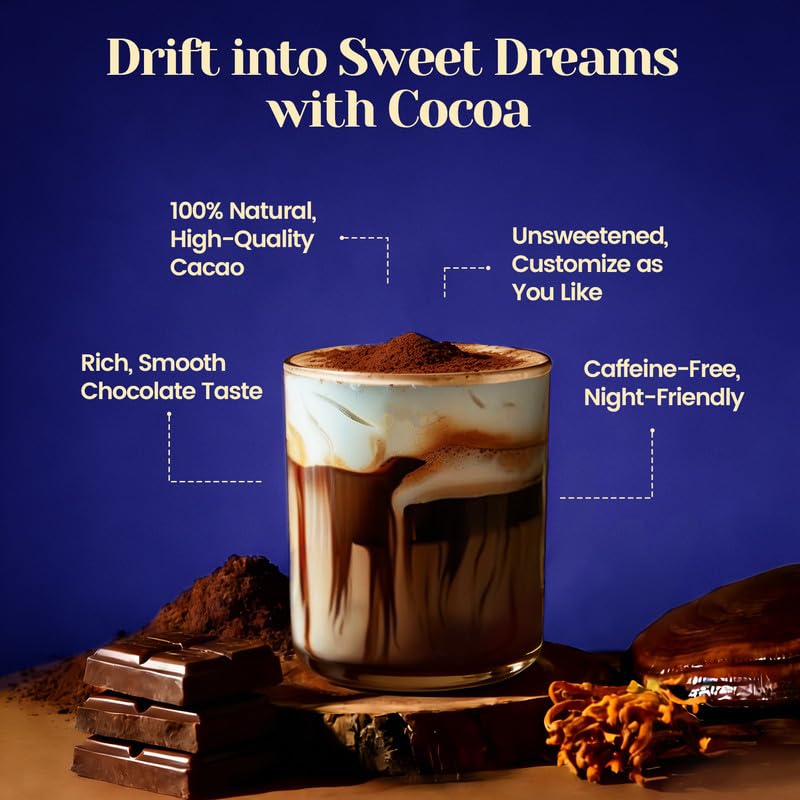 Warm water being added to Venture Pal Cocoa mug for soothing bedtime ritual.