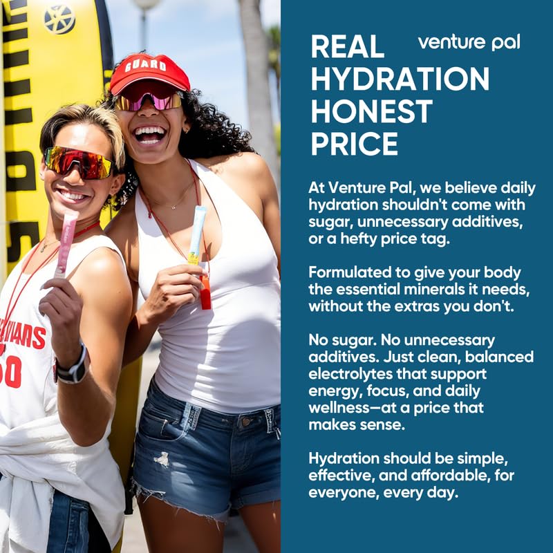 Venture Pal non-GMO vegan certified electrolyte powder.