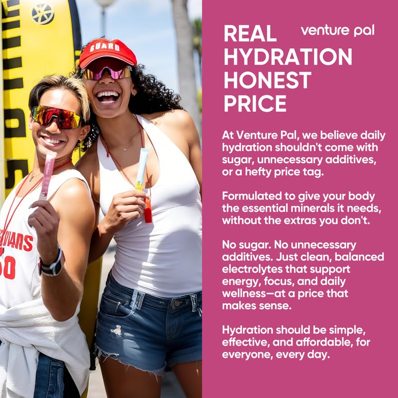 Venture Pal party ready hydration pack for after dark celebrations.