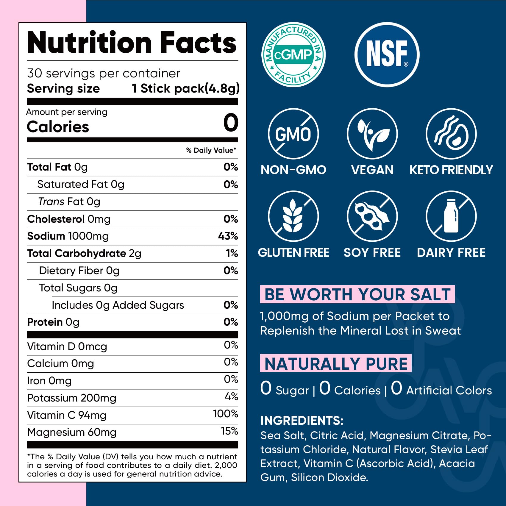 Venture Pal sodium and potassium boost highlighting essential electrolyte balance.