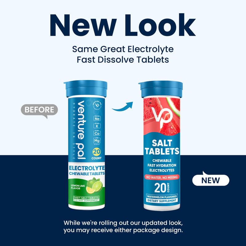 Venture Pal travel-friendly hydration solution with lightweight packaging.