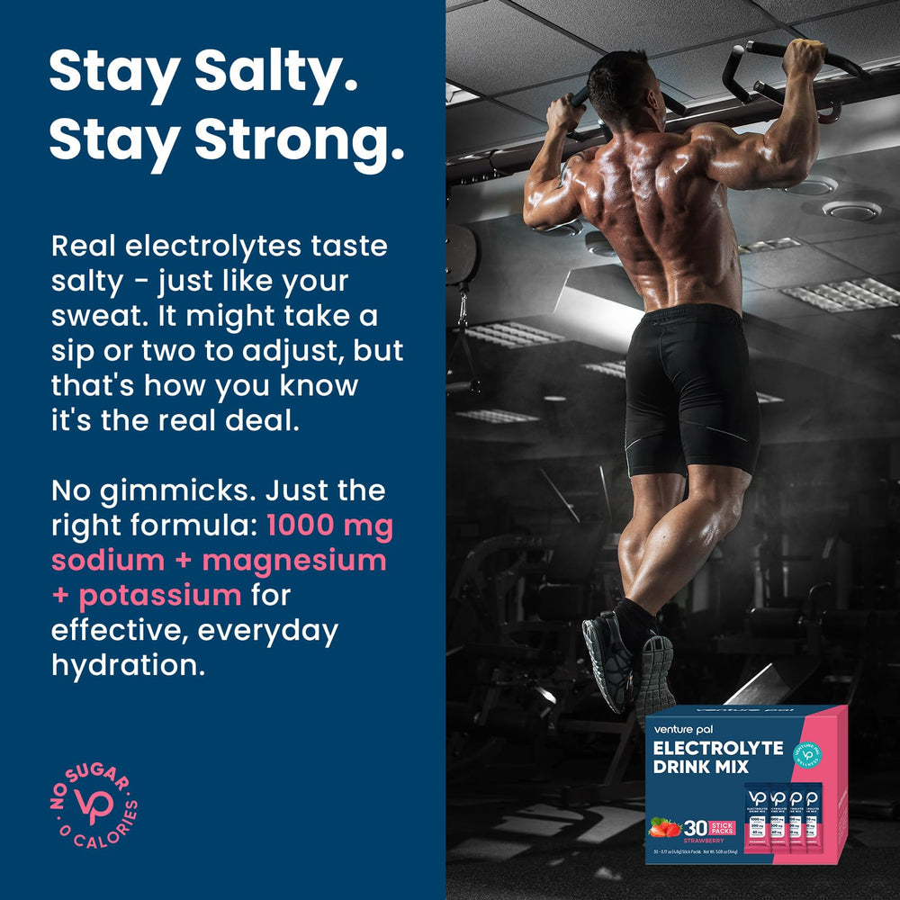 Venture Pal vegan keto-friendly ingredients for diet-conscious hydration.