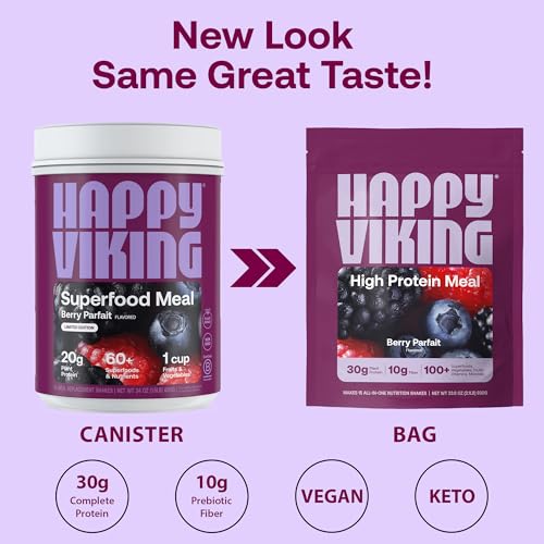 Venus Williams inspired Happy Viking blend showcasing the vegan formula