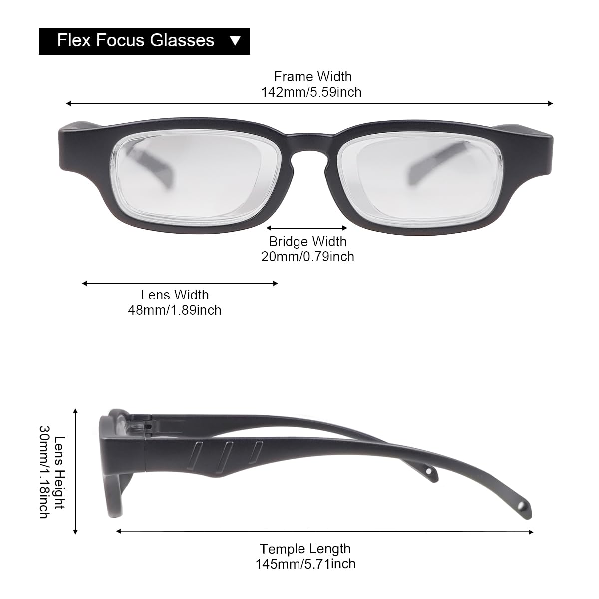 Vepiant Flex Focal side view highlights dual dial adjustments and lightweight frame