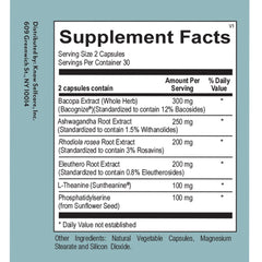 Veracity Cortisol Calming capsules closeup highlights adaptogen blend for mood support