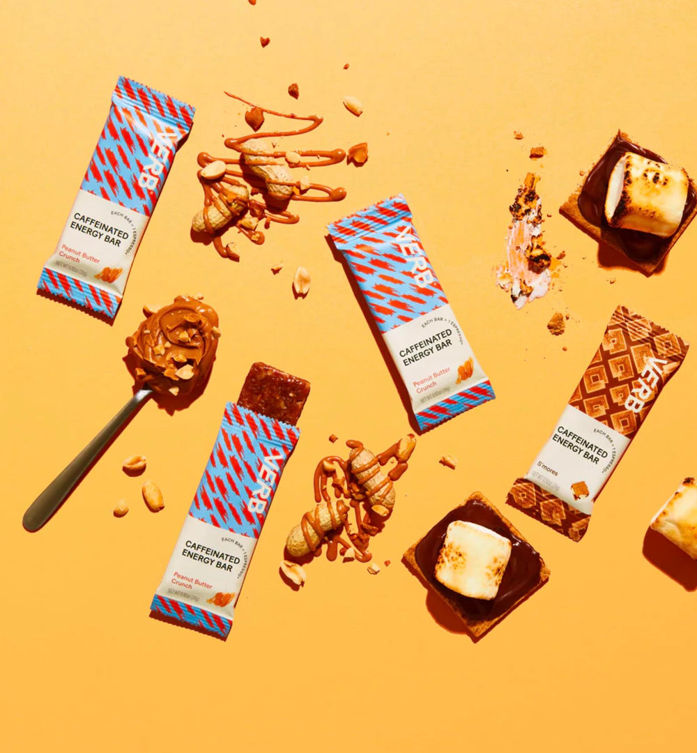 Verb Lemon bars tucked into travel bag for quick fueling.