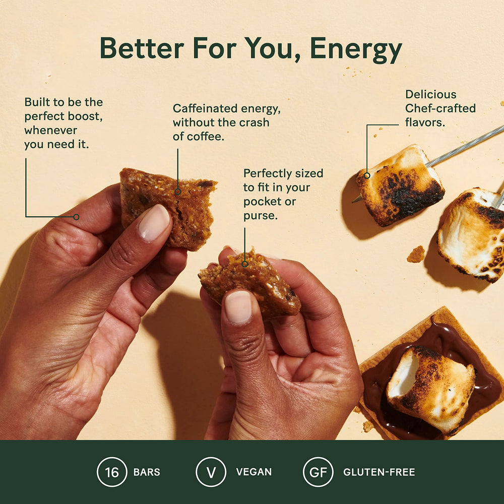Verb Caffeinated Energy Bar S'mores for breakfast or mid-day boost.