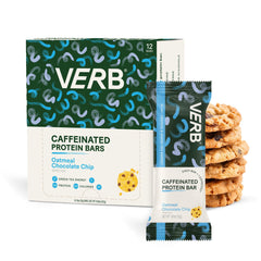 Verb Energy Bar pack front highlights a convenient caffeinated snack for on-the-go energy.